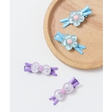 クリアお花・リボンヘアクリップ2個セット | F.O.Online Store | 詳細画像8