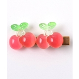 レッド | さくらんぼヘアクリップ | F.O.Online Store