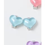 サックス | クリアハートイヤリング | F.O.Online Store