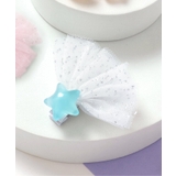 サックス | 星・ハートモチーフチュールヘアクリップ | F.O.Online Store