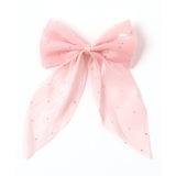ピンク | ビジュー付きチュールヘアクリップ | F.O.Online Store