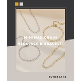 ミニマルチェーンネックレス＆ブレスレット | futier land | 詳細画像2 