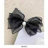 シアーリボンパールバレッタ | futier land | 詳細画像2 