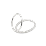 シルバー(023) | 華奢でヌーディーなループリング メニーウェイループリング アクセサリー | Re:EDIT