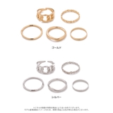 重ね付けが映えるリングセット 5ピースリングセット アクセサリー | Re:EDIT | 詳細画像7