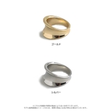 程よくアクセントになるサイズ感が魅力 ワイドカーブリング アクセサリー/リング | Re:EDIT | 詳細画像7