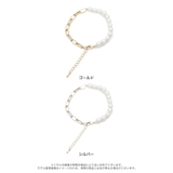 パールとチェーンの組み合わせが新鮮 パール×チェーンブレスレット ブレスレット | Re:EDIT | 詳細画像5