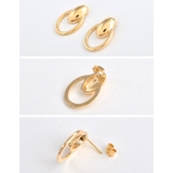 ドロップデザインサークルピアス | Re:EDIT | 詳細画像5