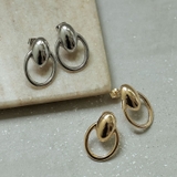 ドロップデザインサークルピアス | Re:EDIT | 詳細画像1