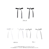 [神山まりあさん着用]サテンリボンピアス | Re:EDIT | 詳細画像15 