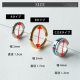 ピアス フェイクピアス メンズ イヤリング シンプル ピアリング イヤーカフ | GENELESS | 詳細画像34 