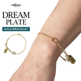 ブレスレット ゴールド メンズ チェーン 細い プレート ステンレススチール | GENELESS | 詳細画像1 