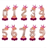 B | BIRTHDAY 数字バルーンセット 6783 | Amiyo