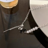 バタフライモチーフパールシルバーネックレス 10027 | G&L Style | 詳細画像4