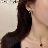 フラワーモチーフフレームピアス・イヤリング 10095 | G&L Style | 詳細画像1 