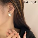 バイカラーモチーフピアス・イヤリング 10102 | G&L Style | 詳細画像1 