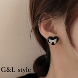 ハート×リボンモチーフピアス 10149 | G&L Style | 詳細画像1 