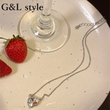 ハートモチーフストーンネックレス 10151 | G&L Style | 詳細画像1 