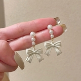 リボンモチーフパールピアス 10159 | G&L Style | 詳細画像4 