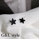 スターモチーフブラックピアス 10196 | G&L Style | 詳細画像1 
