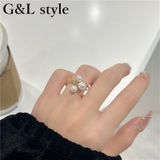 パール2連ゴールドリング 10217 | G&L Style | 詳細画像1 