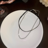 フェイクレザー×ストーン 2連ネックレス 10364 | G&L Style | 詳細画像4 