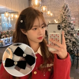 ハートストーンリボンヘアクリップ 2個セット 10428 | G&L Style | 詳細画像1 