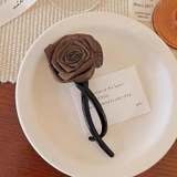 ブラウン | ローズモチーフ ヘアクリップ 10434 | G&L Style