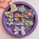 D | ヴァリアスヘアクリップ8点セット 8536 | Amiyo