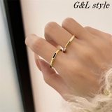 バイカラーデザインリング 9374 | G&L Style | 詳細画像1 