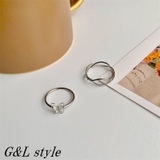 シルバーリング2点セット 9506 | G&L Style | 詳細画像1 