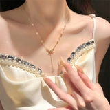 リボンモチーフ パールネックレス 9534 | G&L Style | 詳細画像3 
