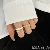 ニュアンスデザインリング2種 9539 | G&L Style | 詳細画像1 