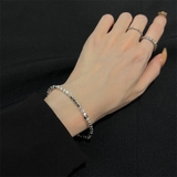 ダイヤカット・スクエアカットシルバーブレスレット 9634 | G&L Style | 詳細画像6 