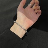 A | ダイヤカット・スクエアカットシルバーブレスレット 9634 | G&L Style