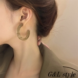 マーブルフープピアス 9665 | G&L Style | 詳細画像1 
