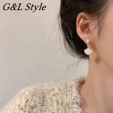 ゴールドフレームパールピアス 9698 | G&L Style | 詳細画像1 