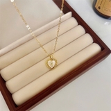 ハートモチーフ・パール 2typeネックレス 9743 | G&L Style | 詳細画像5 