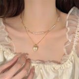 ハートモチーフ・パール 2typeネックレス 9743 | G&L Style | 詳細画像2 