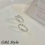 2typeデザインハートモチーフリング 9748 | G&L Style | 詳細画像1 