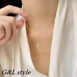 リーフモチーフゴールドネックレス 9867 | G&L Style | 詳細画像1 