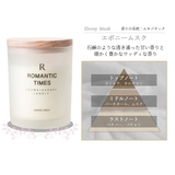 エボニームスク | ボタニカル アロマキャンドル プレゼント | GOLWIS