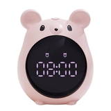ピンク | ネズミ 置き時計 アラーム | GOLWIS