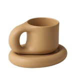 ブラウン | 2点セット マグカップ ソーサー | GOLWIS