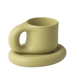 グリーン | 2点セット マグカップ ソーサー | GOLWIS