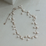 ゴールド | ウェーブパールネックレス haremode ハレモード | epicday