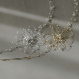 パール&花火結び水引ヘッドドレス パール 髪飾り | epicday | 詳細画像9 