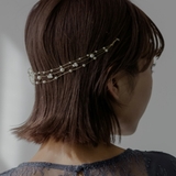 パール&花火結び水引ヘッドドレス パール 髪飾り | epicday | 詳細画像17 