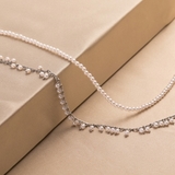 小粒パール&フリンジパール2連ネックレス ネックレス 2連 | epicday | 詳細画像4 