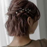 透かしフラワー&パールヘアピンセット 4点セット ヘアアクセサリー | epicday | 詳細画像12